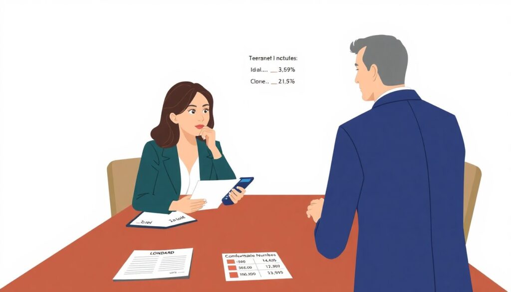 Как вести переговоры с арендодателем о цене - иллюстрация